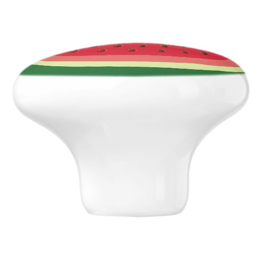 Watermelon Background Ceramic Knob. Keramische Knop (Zijkant)
