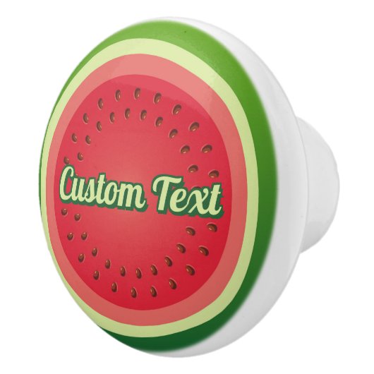 Watermelon Background Ceramic Knob. Keramische Knop (Rechts)