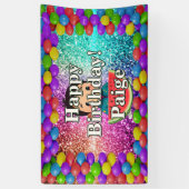 Watermelon Bannière d'anniversaire personnalisées (Vertical)