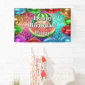 Watermelon Bannière d'anniversaire personnalisées (En situation)