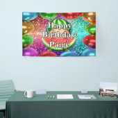 Watermelon Bannière d'anniversaire personnalisées (Salon professionnel)