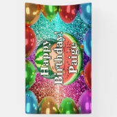 Watermelon Bannière d'anniversaire personnalisées (Vertical)