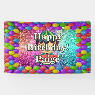 Watermelon Bannière d'anniversaire personnalisées