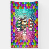 Watermelon Bannière d'anniversaire personnalisées (Vertical)