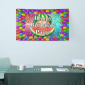 Watermelon Bannière d'anniversaire personnalisées (Salon professionnel)