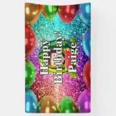 Watermelon Bannière d'anniversaire personnalisées (Vertical)