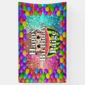 Watermelon Bannière d'anniversaire personnalisées (Vertical)