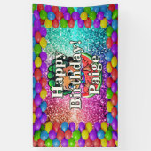 Watermelon Bannière d'anniversaire personnalisées (Vertical)