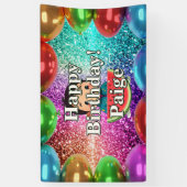 Watermelon Bannière d'anniversaire personnalisées (Vertical)