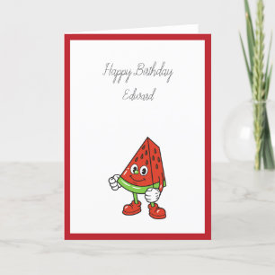 Watermelon Birthday Card Bedankkaart