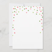 Watermelon Birthday Invitation Melon Summer Party Kaart (Achterkant)