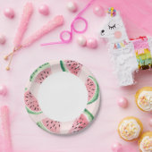 Watermelon Birthday Papieren Bordje (Feest)