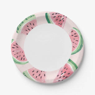 Watermelon Birthday Papieren Bordje