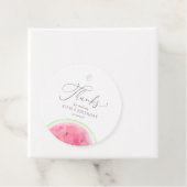 Watermelon Birthday Party Bedankjes Labels (In situ)