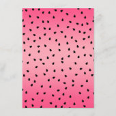 Watermelon Black Seeds Summer Vibes Juicy Pink Menu (Voorkant)