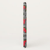 Watermelon Black & White Stripes Pattern Case-Mate iPhone Case (Achterkant/links)