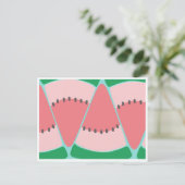 Watermelon Bonanza Briefkaart (Staand voorkant)