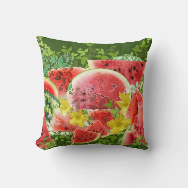 Watermelon Burst Kussen (Voorkant)