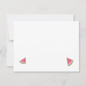 Watermelon Carte de remerciements Merci un anniver (Dos)