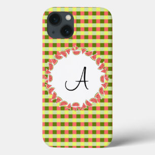 Watermelon Check Monogram iPad Mini coque