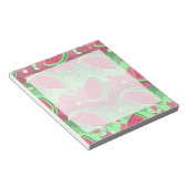 Watermelon Chevron Pattern Notitieblok (Schuin)