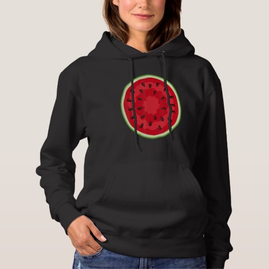 Watermelon Costume Crew     Halloween Costume Frui Hoodie (Voorkant)