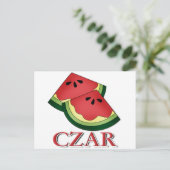 Watermelon Czar Briefkaart (Staand voorkant)