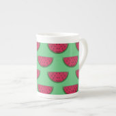 Watermelon Design Bone China Mugs (Devant droit)