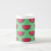 Watermelon Design Bone China Mugs (Devant)