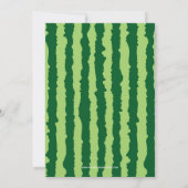 watermelon été fête d'anniversaire invitation (Dos)