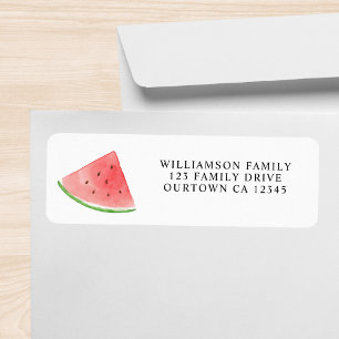 Watermelon Family Reunion Return Label