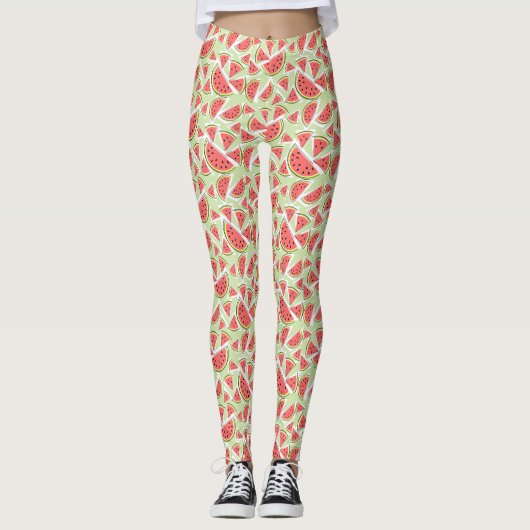 Watermelon Green Multi leggings (Devant)