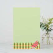 Watermelon Green Slice Check papeterie (Debout devant)