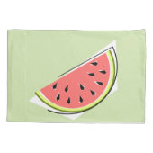 Watermelon Green Slice Kussensloop (Achterkant)