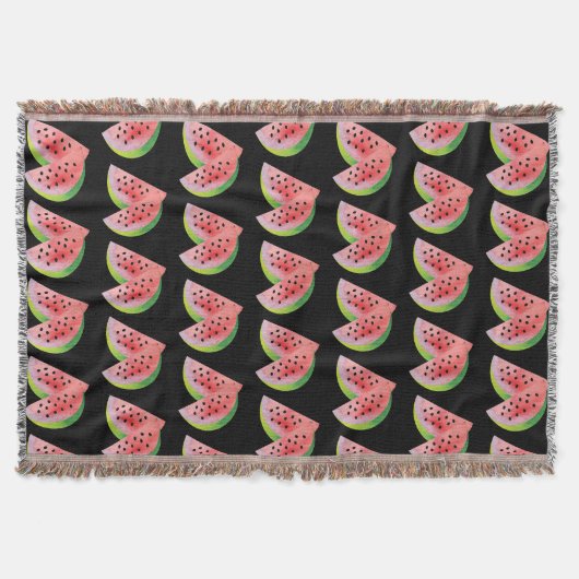 Watermelon Halves Pink Deken (Voorkant)