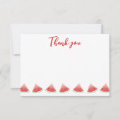 Watermelon Hartelijk dank Bedankkaart (Voorkant)