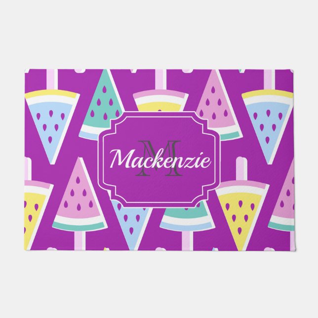 Watermelon Ice Cream Deurmat (Voorkant)