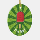 Watermelon Ice Cream Stick Keramisch Ornament (Rechts)