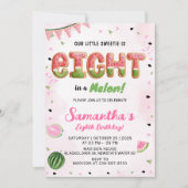 Watermelon Invitation de fête du 8e anniversaire (Devant)