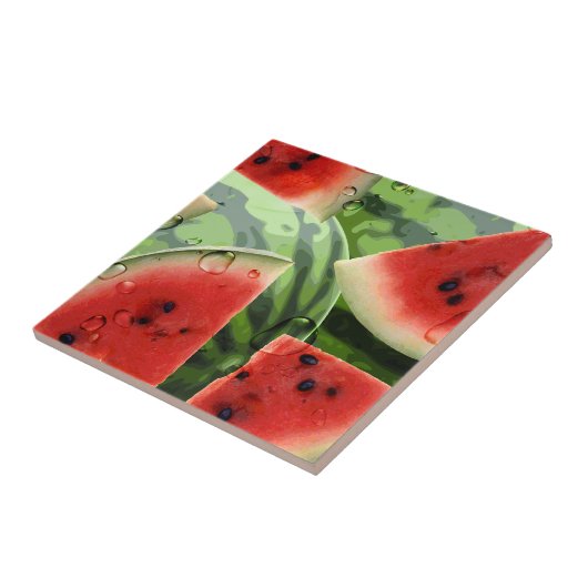 Watermelon Kitchen Tile Tegeltje (Zijkant)