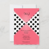 WATERMELON MODERNE MARIAGE SPOT RSVP (Dos)