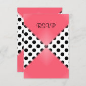 WATERMELON MODERNE MARIAGE SPOT RSVP (Devant / Derrière)