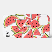 Watermelon 'Monogram' iPad Mini coque vertical (Verso (horizontal))