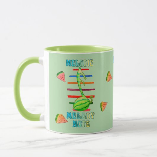 WATERMELON MUSIC FUSION DESIGNED MUG  MOK (Links)