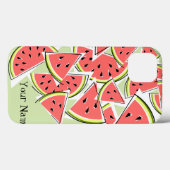 Watermelon 'Nom' vert iPad Mini coque (Verso (horizontal))