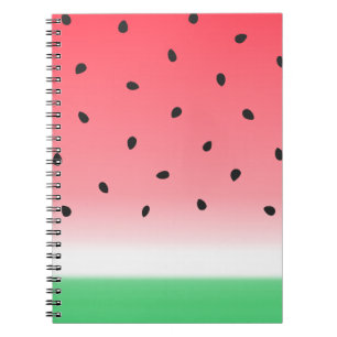 Watermelon Ombre Stripes Notitieboek