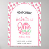 Watermelon One In A Melon Poster Affiche de bienve (Devant)