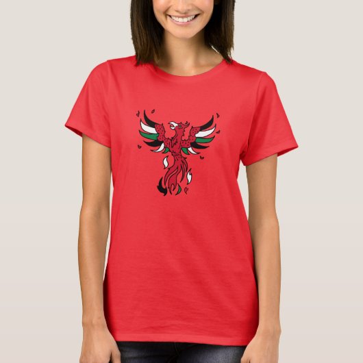 Watermelon Phoenix T-shirt (Voorkant)