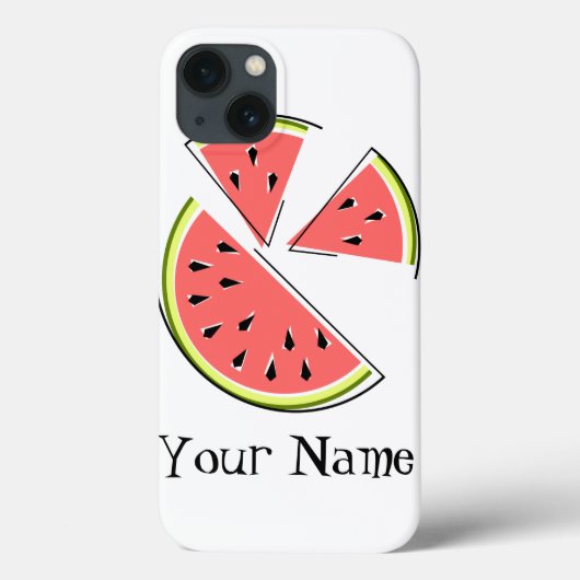 Watermelon Pièces 'Nom' iPad Mini coque (Verso)