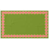 Watermelon Pink Bordure nappe large (Devant (Horizontal))